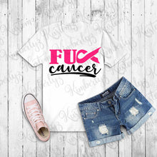 Load image into Gallery viewer, Breast Cancer Awareness T-shirt - White