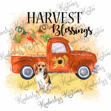 Load image into Gallery viewer, Fall Blessing with Choice of Dog Breed Sublimation Transfer