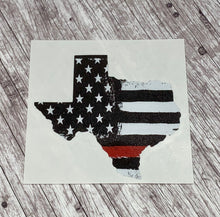 Load image into Gallery viewer, Texas American Flag Decal