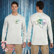 Load image into Gallery viewer, JERZEES DRI-POWER® SPORT Long-Sleeve T-Shirt with Kellogg Fishing Club Logo