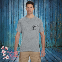 Load image into Gallery viewer, Kellogg Fishing Club ~ short sleeve gray t-shirt
