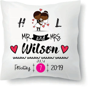 Just Married Pillows