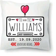 Load image into Gallery viewer, Just Married Pillows