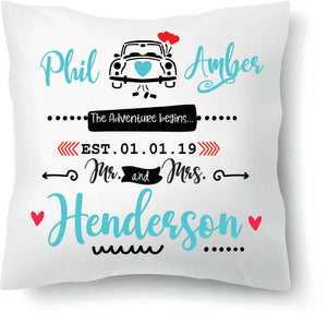 Just Married Pillows