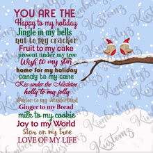 Load image into Gallery viewer, Love Bird Christmas ~ Sublimation Transfer