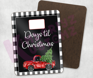 Christmas Countdown Dry Erase Boards
